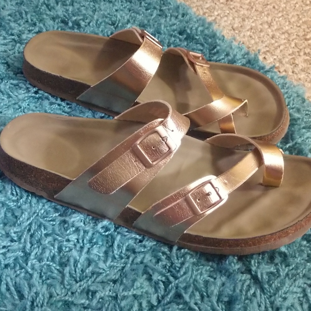 Steve Madden Bryceee Rose gold sandals